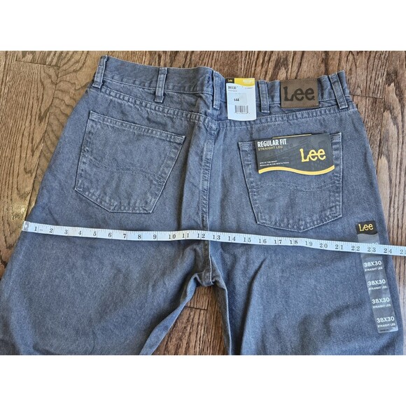 Lee Men's Regular Fit Straight Leg Jean 38 x 30 NWT Thunder - Picture 7 of 9